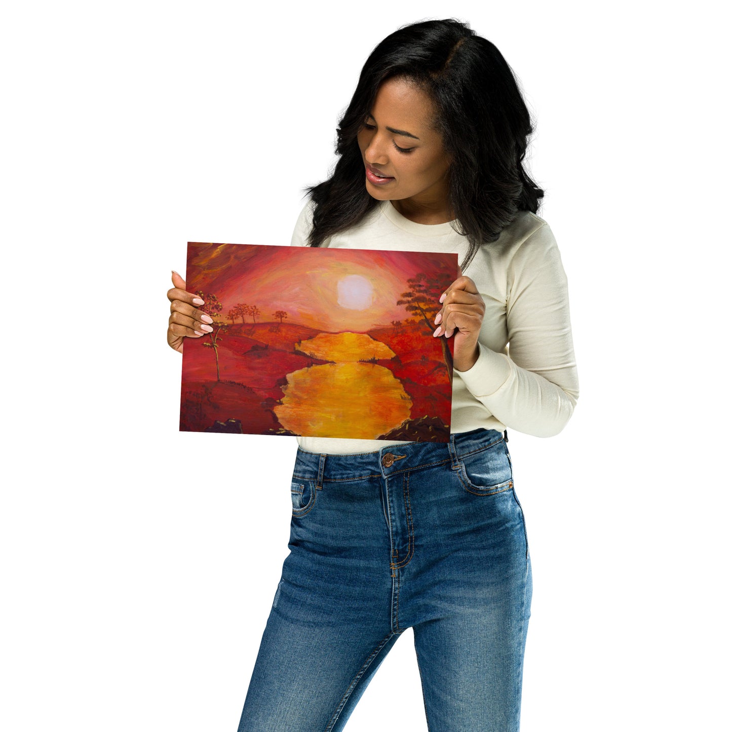 Savannah Sungazing Premium Poster